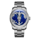 OBLVLO Creative Navigator Stainless Steel Mechanical Transparent Automatic Waterproof Watch For Men JM-SS-YLY JM-SAILING-YLYS