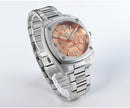 SAN MARTIN SN0026-G-C GMT Automatic Stainless Steel 40mm 10ATM Men Sports Watch