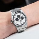 OBLVLO Elegant 3 Sub-dial Sports Watches Stainless Steel Moonphase Automatic Mechanical Watch Luminous Waterproof Watch TM-MUT-YWYS