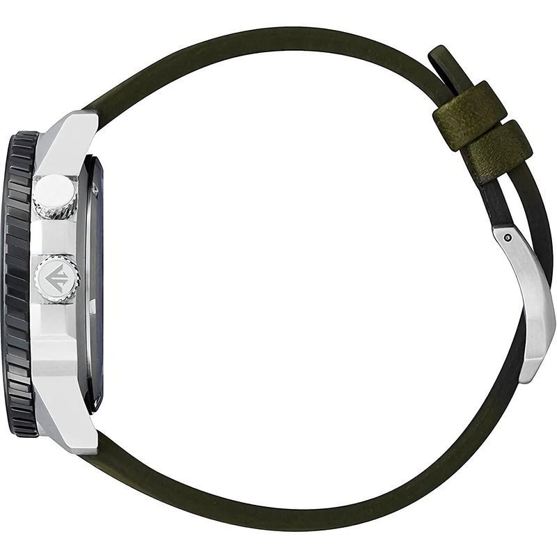 CITIZEN PROMASTER NIGHTHAWK BJ7138-04E Eco-Drive Black Dial Leather Strap Watch