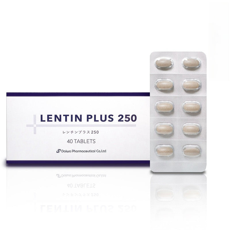 日本 大和保健 米蕈Lentin Plus 250 提升免疫系列 保健版 40粒