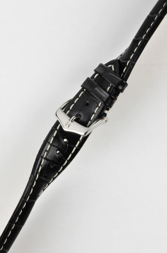 Hirsch CAPITANO Padded Alligator Leather Water-Resistant Watch Strap 鰐魚皮 防水錶帶