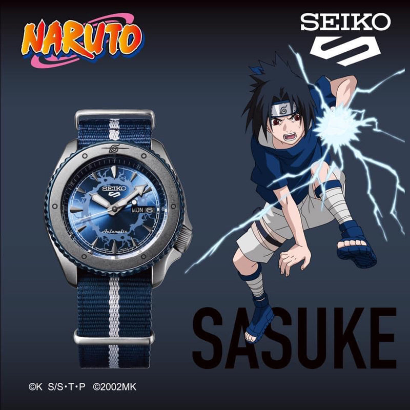 Seiko 5 Sports SASUKE UCHIHA SRPF69K1 火影忍者 限量版 限量6500隻