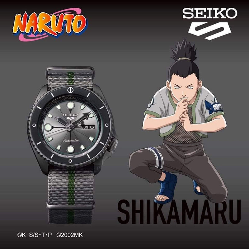 Seiko 5 Sports SHIKAMARU NARA SRPF75K1 火影忍者 限量版 限量6500隻