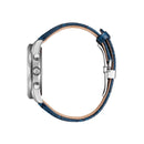 Citizen 星辰錶 Eco-Drive White Dail Moon phase Sapphire Leather Radio BY1030-09A 光動能白色錶盤 月相自動計算 藍寶石玻璃面 皮革錶帶