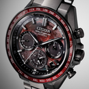 CITIZEN ATTESA CC4077-71Z GPS ECO-DRIVE WATCH Shades of Red 系列血月 光動能 超級鈦金屬 萬年曆世界時間計時秒錶限量版1800隻