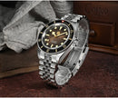 SAN MARTIN SN0128-G3 NH35 Automatic 3D Waffle Dial 40mm 20ATM Men's Diver Watch