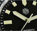 San Martin 1200HV Hardening Coating Men Diver Watch Full Luminous Dial Lumed Blocks ST2130 Automatic Mechanical Toolwatch SN0012
