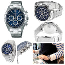 Seiko SPIRIT SBTR011 藍面不鏽鋼圈| SBTR024 白面金圈|SBTR026 棕面玫瑰金圈|SBTR027 灰面黑圈 石英錶 不鏽鋼 Chronograph 計時碼錶