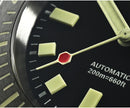 San Martin 1200HV Hardening Coating Men Diver Watch Full Luminous Dial Lumed Blocks ST2130 Automatic Mechanical Toolwatch SN0012