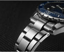 San Martin SN0154-G 40mm Luxury Men Diver Watch Enamel Wave Dial ST2130 Classic Automatic Mechanical Watches Lume Waterproof 300m