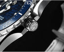 San Martin SN0154-G 40mm Luxury Men Diver Watch Enamel Wave Dial ST2130 Classic Automatic Mechanical Watches Lume Waterproof 300m