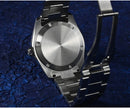 SAN MARTIN SN0130-G GMT Automatic Mother Of Pear Dial Stainless Steel 42mm Watch