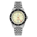 SAN MARTIN SN0116-LUM GMT Full Lume Automatic Stainless Steel 39.5mm 10ATM Watch