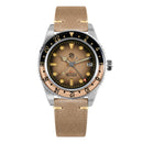 San Martin 2025 Retro SN0134-G NH34 GMT Sandwich Dial 40mm 藍寶石 Men's Watches