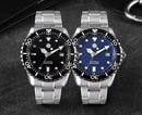 San Martin SN0009-G-B New 44mm Classic NH35 Automatic Mechanical Sapphire Men's Diving Watch