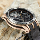 Oblvlo LM Series Rose Gold Luxury Automatic Skeleton Watch For Men LM-RBRB