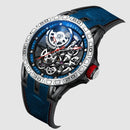 Oblvlo LM-BBSL  LM Series Luxury Automatic Skeleton Watches For Men