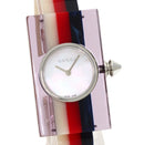 Gucci古馳 YA143523 Vintage Web White 貝母面 Mother of Pearl Dial Women's Watch