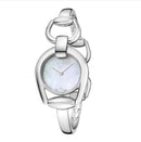 Gucci古馳 Horsebit Steel Bangle Diamond Womens Watch YA139506