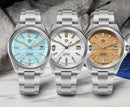 San Martin SN0129-G-C1  39mm Gada Fashion Men Dress Watch Orange Luminous NH35 Automatic Mechanical Business Watches Waterproof