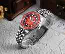 San Martin Watches New SN0148-GX1 37.5mm Miyota 9015 Movement Mechanical Watch BGW-X1 Lume Gradient Dial Bar Hand 200M Water Resistant
