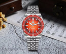 San Martin Watches New SN0148-GX1 37.5mm Miyota 9015 Movement Mechanical Watch BGW-X1 Lume Gradient Dial Bar Hand 200M Water Resistant