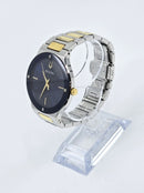 Bulova Men's Futuro Two-Tone Blue Dial Stainless Steel 43mm Watch 98E117