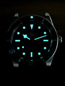 San Martin New Upgraded SN0138 37mm BB54 Vintage Men Diver Watch ST2130 Automatic Mechanical Sapphire Luminous Waterproof 200m