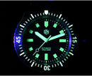 San Martin 1200HV Hardening Coating Men Diver Watch Full Luminous Dial Lumed Blocks ST2130 Automatic Mechanical Toolwatch SN0012