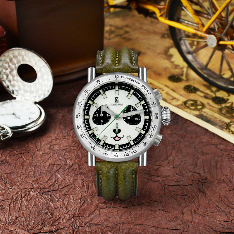預定 JIANGHUN War Drum-JH0107GJ 42mm Panda Limited Edition