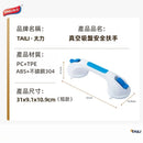 太力 真空吸盤安全扶手 AW677 (短款) 30cm AW678 (長款) 42.8cm 榮獲國家CTT&歐盟CE雙安全認證