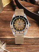 San Martin 2025 Retro SN0134-G NH34 GMT Sandwich Dial 40mm 藍寶石 Men's Watches