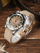 San Martin 2025 Retro SN0134-G NH34 GMT Sandwich Dial 40mm 藍寶石 Men's Watches