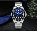 SAN MARTIN SN0111-G-A Automatic Enamel Black Dial 40mm 30ATM Men's Diver Watch