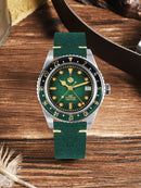 San Martin 2025 Retro SN0134-G NH34 GMT Sandwich Dial 40mm 藍寶石 Men's Watches