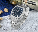 現貨 2025新款 San Martin 39.5mm SN0145-G Tonneau Luxury Men Watch Mineral Dial Casual Sports PT5000 Automatic Mechanical 藍寶石 酒桶形 不銹鋼鋼男士手錶