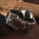 San Martin SN0095-G-DB Vintage 44.5mm Pilot ST3621 Manual Mechanical Men Watch Simple Military Style Sapphire Glass Waterproof 10Bar C3 lume