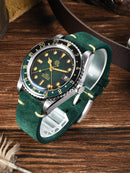 San Martin 2025 Retro SN0134-G NH34 GMT Sandwich Dial 40mm 藍寶石 Men's Watches