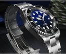 SAN MARTIN SN0111-G-A Automatic Enamel Black Dial 40mm 30ATM Men's Diver Watch