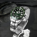 San Martin SN0154-G 40mm Luxury Men Diver Watch Enamel Wave Dial ST2130 Classic Automatic Mechanical Watches Lume Waterproof 300m