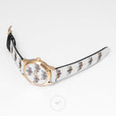 GUCCI 古馳 G-Timeless 蜂蝶面腕錶/YA1264109 白色錶面女士裝不銹鋼石英手錶