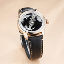 OBLVLO Creative Navigator Stainless Steel Mechanical Transparent Automatic Waterproof Watch For Men JM-SS-PBB JM-SAILING-PBBL