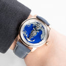 OBLVLO Creative Navigator Stainless Steel Mechanical Transparent Automatic Waterproof Watch For Men JM-SS-PLL JM-COL1003SAILING-PLLL