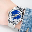 OBLVLO Creative Navigator Stainless Steel Mechanical Transparent Automatic Waterproof Watch For Men JM-SS-YLY JM-SAILING-YLYS