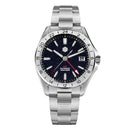SAN MARTIN SN0129-G-B GMT Automatic Gemstone Dial Date Display 39mm 10ATM Watch
