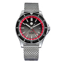 SAN MARTIN SN0119-G GMT Automatic Gradient Dial Stainless Steel 41mm Diver Watch
