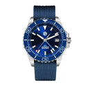 SAN MARTIN SN0136-G GMT Automatic Enamel Dial Stainless Steel 39mm Diver Watch
