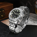 JIANGHUN Watch Deep Challenger JH0201G  42mm  藍寶石 黑色波浪紋 自動機械錶 300M