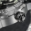 JIANGHUN Watch Deep Challenger JH0201G  42mm  藍寶石 黑色波浪紋 自動機械錶 300M